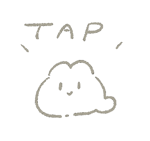 mei9903 rabbit tap うさぎ 手書き Sticker