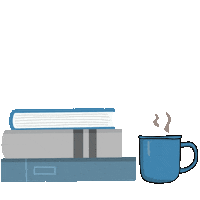 Grimms-lesen coffee read kaffee buch Sticker