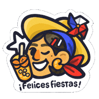 Chile Septiembre Sticker by Vale Clave