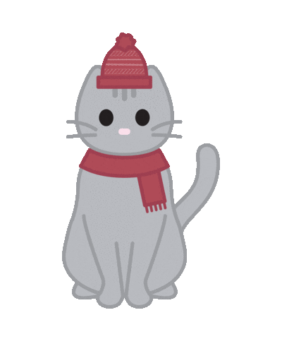jadelaymandesigns giphyupload cat snow winter Sticker