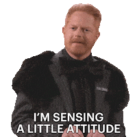 Jesse Tyler Ferguson Attitude Sticker by HULU