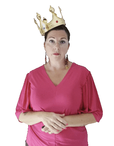 Queen Kroon Sticker by Madelon Rijkers