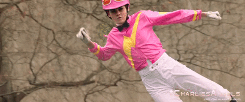 kristen stewart explosion GIF by Charlie's Angels