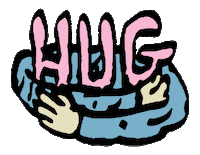 Friends Hug Sticker