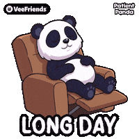 Sleep Panda Sticker by VeeFriends