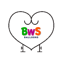 Heart Love Sticker by Balloons World Store