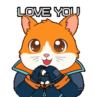 Happy I Love You Sticker by Hamieverse