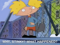 hey arnold nick splat GIF