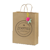 Zoemzz shoppen oorbellen tasje blijmakers Sticker