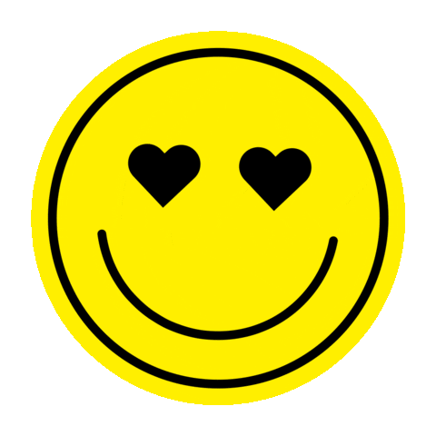 neverfeltsogreat happy heart smile yellow Sticker
