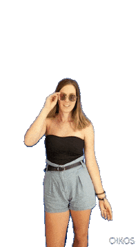Girl Hello Sticker by Oikos Canada