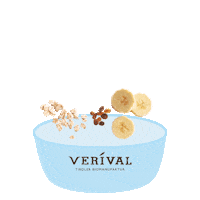 Banana Oatmeal Sticker by Verival_Tiroler_Biomanufaktur
