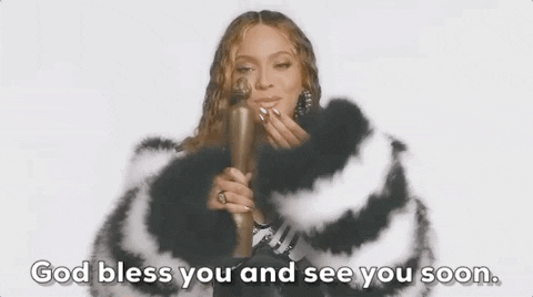 God Bless You Beyonce GIF by BRIT Awards