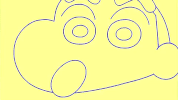 anime wow loop japan crayon shinchan GIF