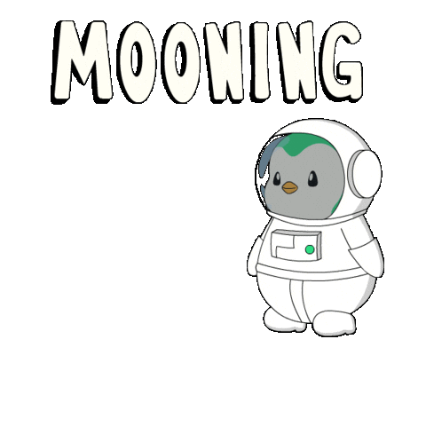 Space Landing Sticker by Abster