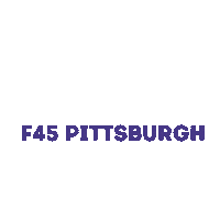 f45pittsburgh pittsburgh f45 pitt pgh Sticker