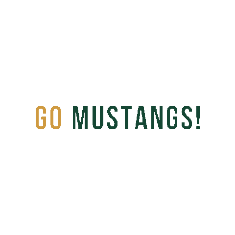 Go Mustangs Sticker by calpolyrodeo