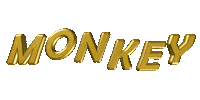 Monkey Sticker by GIPHY Text