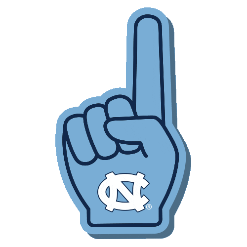 North Carolina Unc Sticker by College Colors Day
