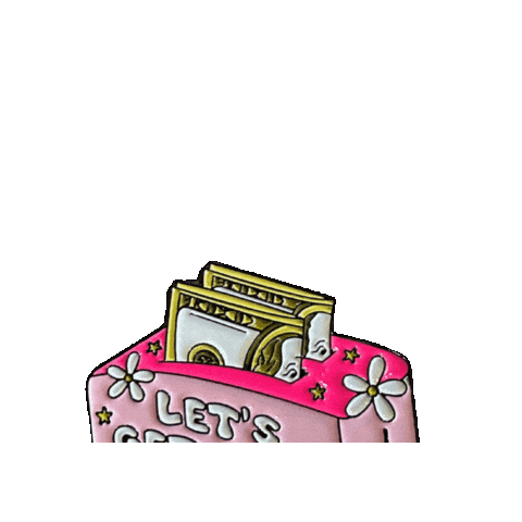 pinnedpins giphygifmaker hot money positive Sticker