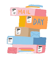 Post Mailing Sticker by Sarah Capon