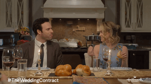 Dinner Party GIF by Hallmark Channel