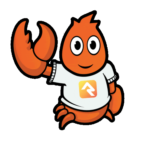 Rock Lobster Spark Sticker by RockRMS