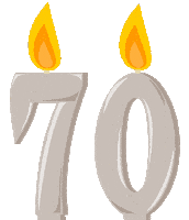 Birthday Flickering Sticker
