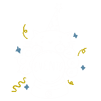 Magic Cat Sticker by Café La Fauna