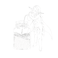 Magic Drinking Sticker by Café La Fauna