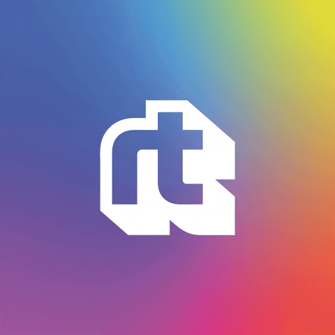 RealtimesNetwork giphyupload rainbow real times GIF
