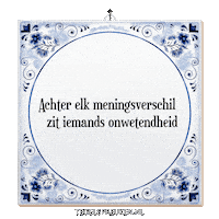 Humor Respect Sticker by Tegelspreuken.nl