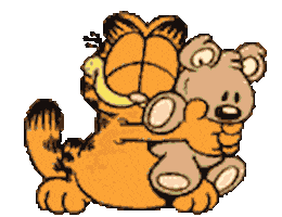 Garfield Hug Sticker