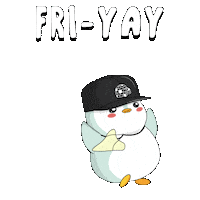 Happy Its Friday Sticker by Pudgy Penguins