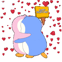 I Love You Kiss Sticker by Pudgy Penguins