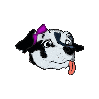 David Jacobs Dogs Sticker by Moose Lodge Senior Pet Sanctuary