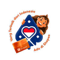 Shopeeid Produklokal Sticker by Shopee Indonesia
