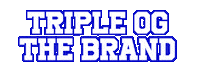 TRIPLEOGTHEBRAND triple og tripleog tripleogthebrand triple og the brand Sticker