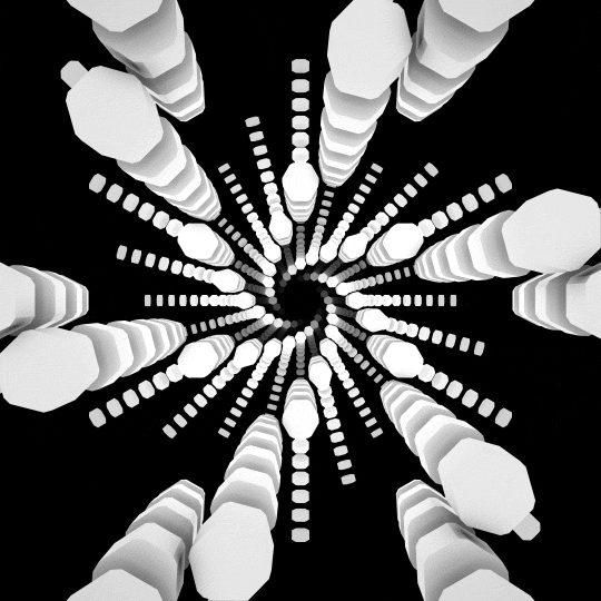 Black And White Loop GIF by xponentialdesign