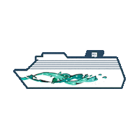 Sailing Jade Sticker by Norwegian Cruise Line