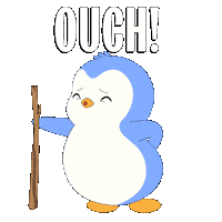 Penguin Pain Sticker by Pudgy Penguins