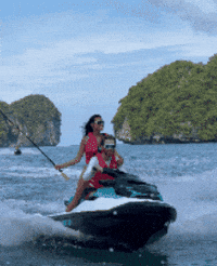 claireandpeter jet ski claire and peter claireandpeter GIF