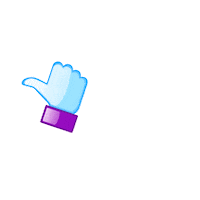 PiaCopello like fb me gusta dedo Sticker