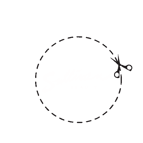 SullivanBeauty hair color scissors hair care Sticker