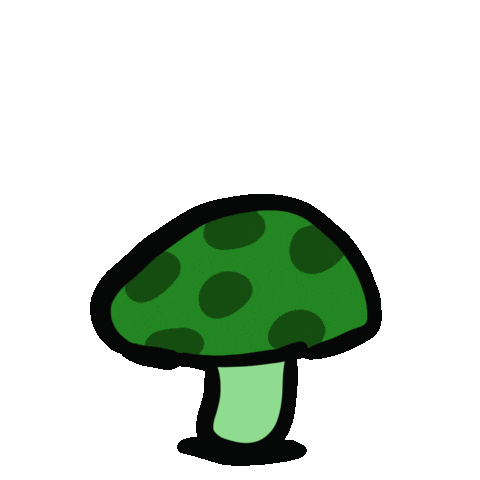 Mushroom Fungi Sticker by ehcat