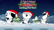 Christmas Running GIF