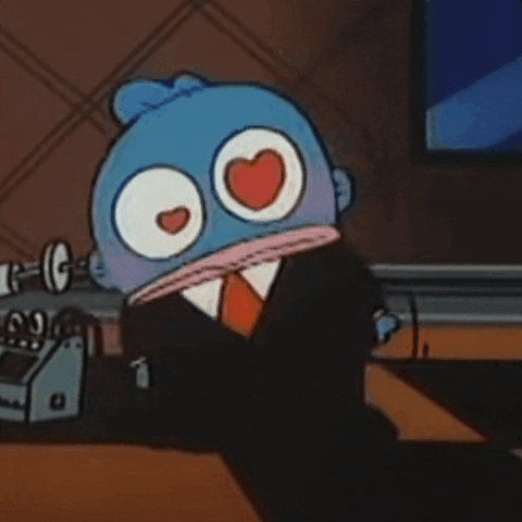kayleighab giphyupload sanrio hangyodon GIF
