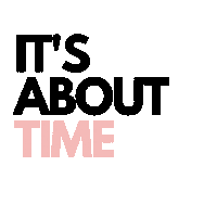 About Time Sticker by Your Career Girl