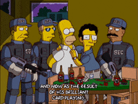 homer simpson poker GIF