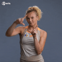 Look Through Katerina Siniakova GIF by WTA